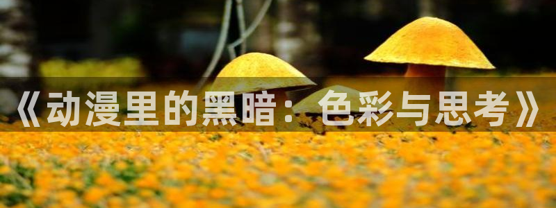 动漫天堂总站：《动漫里的黑暗：色彩与思考》